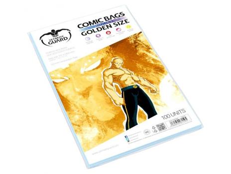 Ultimate Guard Comic Bags Resealable Golden Size (100)