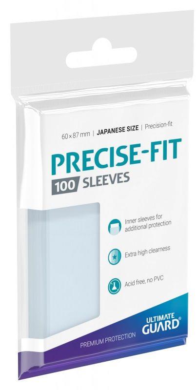 Ultimate Guard Precise-Fit Sleeves Japanese Size Transparent (100) - 2