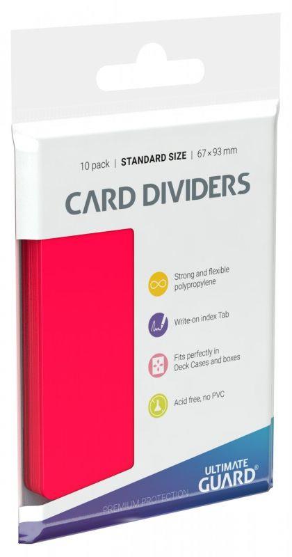 Ultimate Guard Card Dividers Standard Size Red (10) - 2