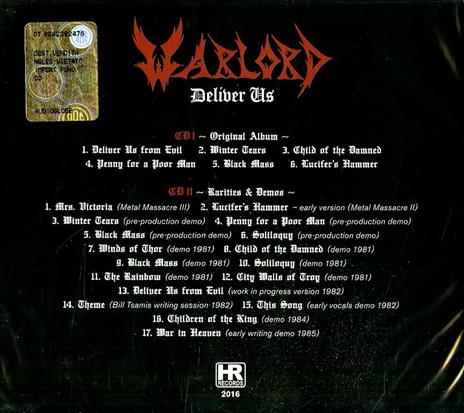 Deliver Us - CD Audio di Warlord - 2