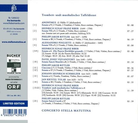 Trombett und Musikalischer Taffeldienst - CD Audio - 2