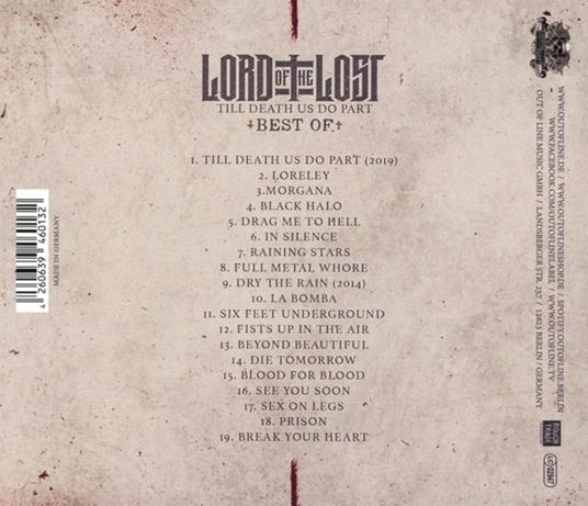 Till Death Us Do Part - CD Audio di Lord of the Lost - 2