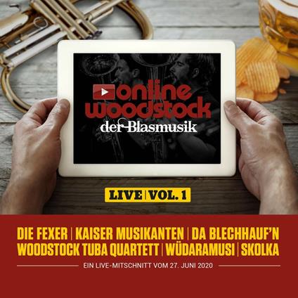 Online Woodstock der Blasmusik Live vol.1 - CD Audio