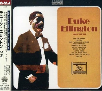 Vol. 3 - CD Audio di Duke Ellington