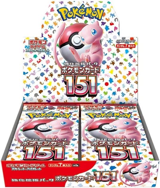 Pokemon Scarlatto e Violetto 151 Booster JAP Box 20 Buste