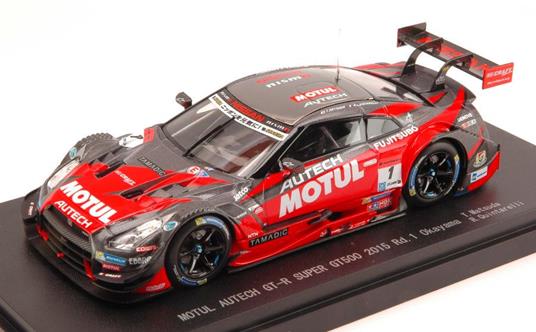 Nissan Gt-R #1 13Th Okayama 2015 Super Gt500 Matsuda / Quintarelli 1:43 Model Eb45260 - 2