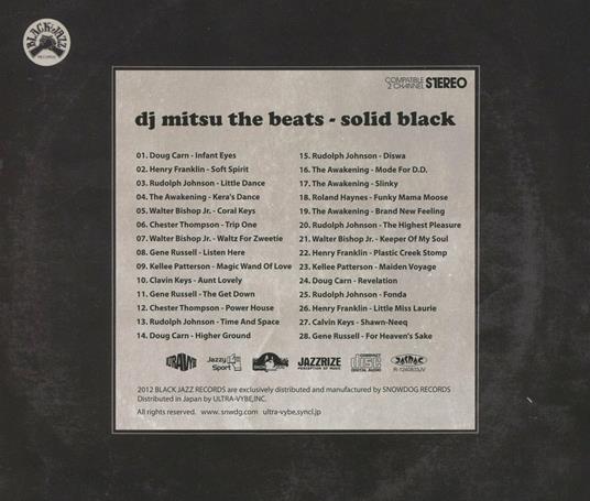 Solid Black - CD Audio di Mitsu - 2