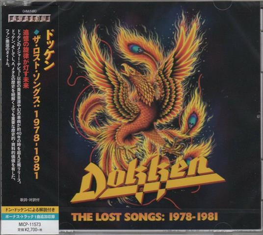 The Lost Songs: 1978-1981 (W/Bonus Track(Plan)) - CD Audio di Dokken