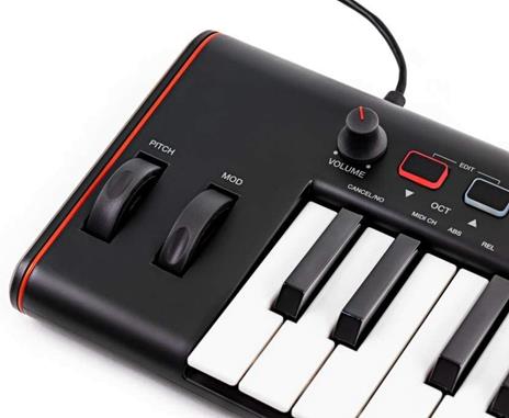 Ik Multimedia Irig Keys 2 Protastiera Midi Universale Compatta con 37 Fullsize-Tasti e Uscita Audio per iPhone, iPad, Android, Mac/Pc, Nero - 8