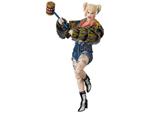 Birds Of Prey Maf Ex Action Figura Harley Quinn Caution Tape Giacca Ver. 15 Cm Medicom