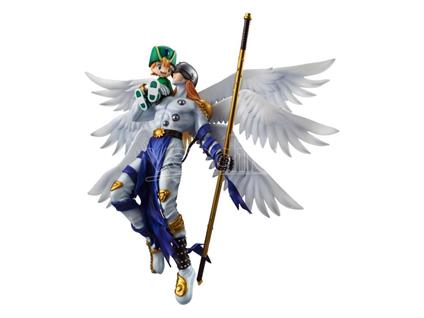 Digimon Adventure G.e.m. Series Pvc Statua Angemon & Takaishi Takeru 22 Cm Megahouse