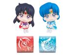 Sailor Moon Cosmos Look Up Pvc Statuas Eternal Sailor Mercury & Eternal Sailor Mars Set 11 Cm Megahouse