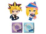 Yu-gi-oh! Duel Monsters Look Up Pvc Statuas Yami Yugi & Dark Magician Girl Set 11 Cm Megahouse