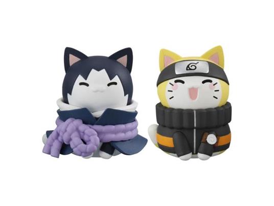 Naruto Mega Cat Project Trading Figures Naruto & Sasuke Limited Ver. Megahouse