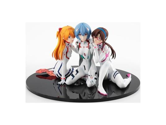 Evangelion: 3.0+1.0 Thrice Upon A Time Pvc Statua 1/8 Asuka/rei/mari: Newtype Cover Ver. Kadokawa