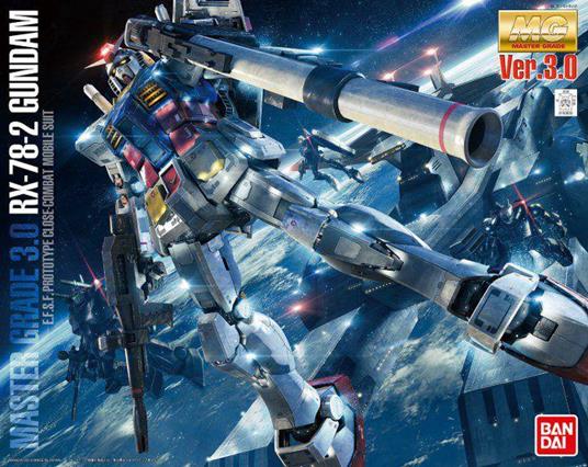 Action figure Gundam. Master Grade Rx-78-2 Version 3.0 1:100 - 2