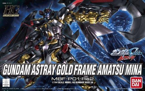 Action Figure Mbf-P01-Re2 Gundam Astray Gold Frame Amatsu Mina Hg 1/144 Gundam Seed - 6