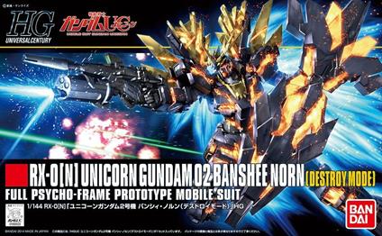 Hguc Gundam Unic Banshee Norn Dest 1/144