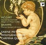 Mozart:Clarinet Quintet K.581, Allego F Major. K.580B/Brahms:Clarinet Qu