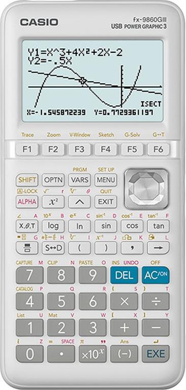 Casio FX-9860GIII calcolatrice Tasca Calcolatrice grafica Bianco - Casio -  Cartoleria e scuola | IBS