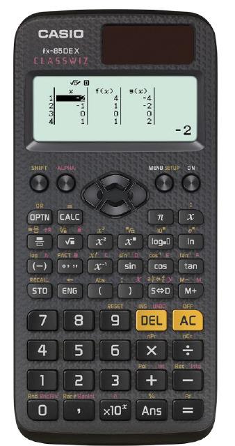 Casio FX-85DE X ClassWiz calcolatrice Tasca Calcolatrice scientifica Nero
