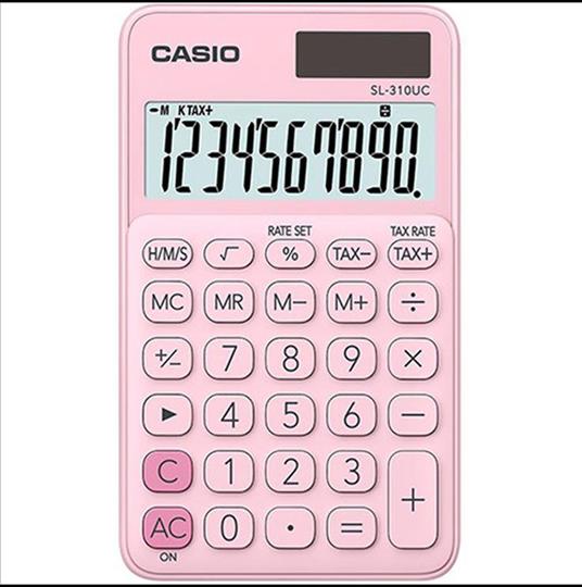 Casio SL-310UC-PK calcolatrice Tasca Calcolatrice di base Rosa - Casio -  Cartoleria e scuola | IBS