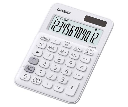 Calcolatrice Tavolo Casio Ms-20uc Bianco - 2