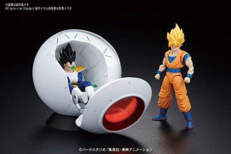 Action Figure Figure Rise Mechanicsburg Dragon Ball Saiyan Spaceship Pod Color-Coded Already Plastic - 8