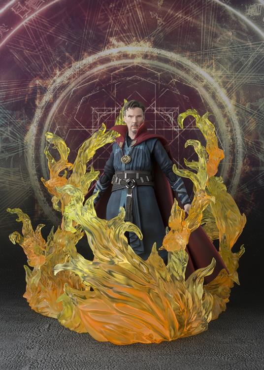 Doctor Strange Burning Flame Set Sh Fig