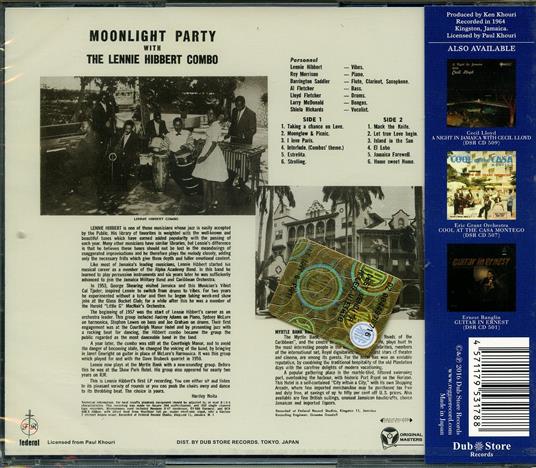 Moonlight Party - CD Audio di Lennie Hibbert - 2