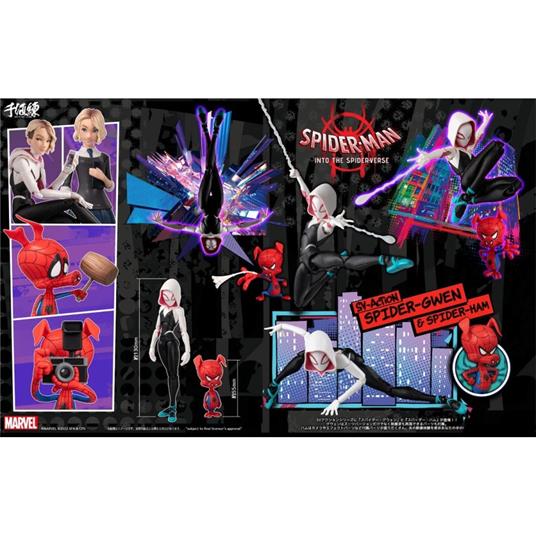 Sentinel SV Action Spider-Man Into The Spider-Verse Spider-Gwen & Spider-Ham