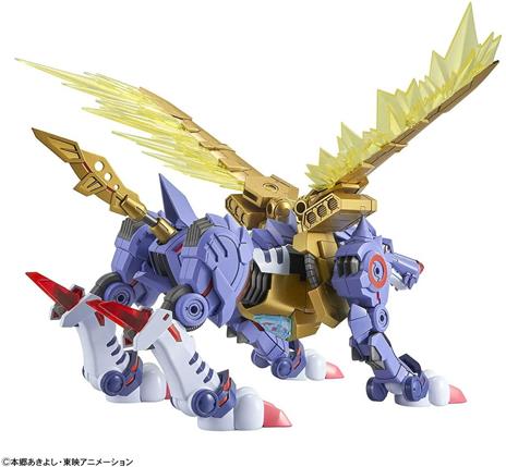 Figure Rise Digimon Metal Garurumon Ampl - 3