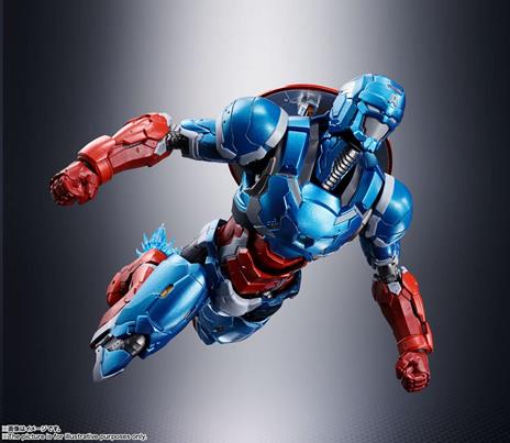 Tech-on Avengers S.h. Figuarts Action Figura Captain America 16 Cm Bandai Tamashii Nations - 4