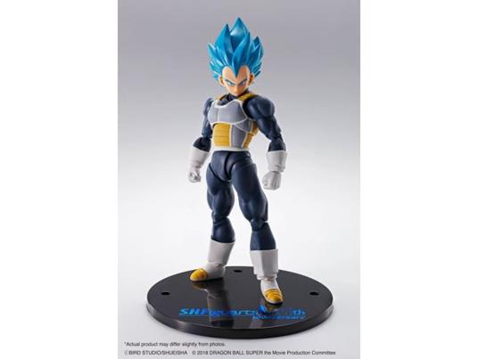 Dragon Ball Super S.h. Figuarts Action Figura Vegeta Super Saiyan Blue (15th Anniversary Version) 14 Cm Bandai Tamashii Nations