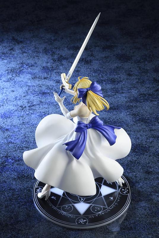 Fate/stay Night Unlimited Blade Works Pvc Statua 1/8 Saber White Dress Renewal Version 20 Cm Bellfine - 2