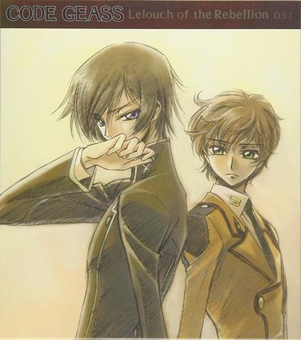 Code Geass Lelouch Of The Rebellion1 - CD Audio