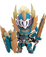 Monster Hunter World Iceborne Nendoroid Action Figure Hunter Male Zinogre Alpha Armor 10 Cm