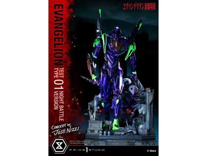 Evangelion Statua Evangelion Test Type 01 Night Battle Version Concept By Josh Nizzi 67 Cm Prime 1 Studio