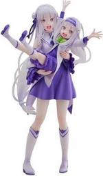 Re:zero Starting Life In Another World Pvc Statua 1/7 Emilia & Childhood Emilia 24 Cm Sega