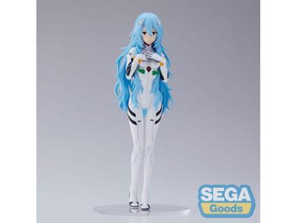 Evangelion: 3.0+1.0 Thrice Upon A Time Spm Pvc Statua Rei Ayanami Long Hair Ver. (re-run) 21 Cm Sega