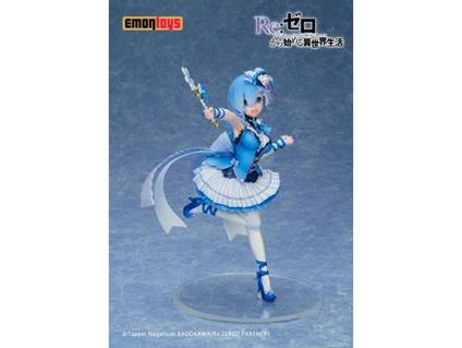 Re:zero - Starting Life In Another World Pvc Statua 1/7 Rem Magical Girl Ver. 28 Cm Emon Toys