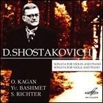 Sonata per violino e pianoforte - Sonata per viola e pianoforte - CD Audio di Dmitri Shostakovich,Sviatoslav Richter,Oleg Kagan