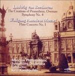 Le creature di Prometeo - Sinfonia n.4 / Concerto per flauto K313