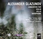 Concerto per violino op.81 - Concerto per sassofono op.108 - CD Audio di Alexander Glazunov,Evgeny Svetlanov