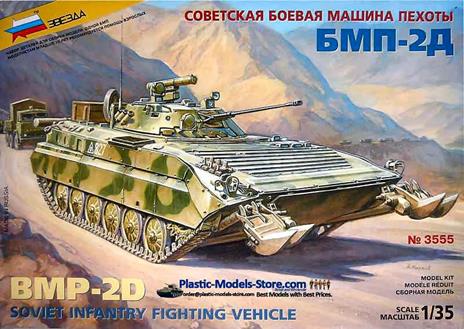 Bmp-2D Soviet Infantry Fighting Vehicle Tank Carro Armato Plastic Kit 1:35 Model Z3555