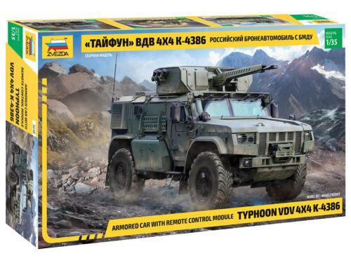 1/35 K-4386 Typhoon 1/35russian Armoured 4x4 Car With Remote Control Module