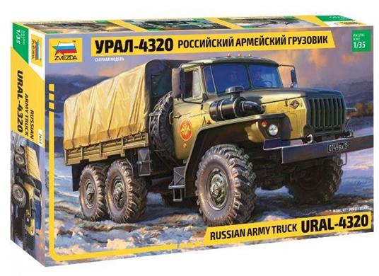 Ural 4320 Truck Russian Army Plastic Kit 1:35 Model Z3654