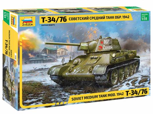 T-34/76 Mod.1942 Scala 1/35 (ZS3686)