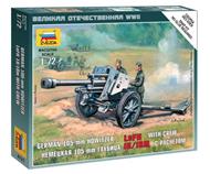 German 105Mm. Howitzer Lfh-18 Wwii Plastic Kit 1:72 Model Z6121