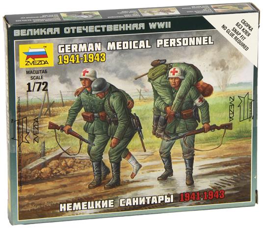 German Medical Unit 1941-1943 Plastic Kit 1:72 Model Z6143 - 2